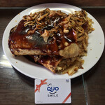 Jambo Okonomiyaki Miyuki - ジャンボお好み焼 みゆき(岡山県岡山市北区平野)みゆきモダン 850円