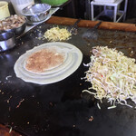 Jambo Okonomiyaki Miyuki - ジャンボお好み焼 みゆき(岡山県岡山市北区平野)店内