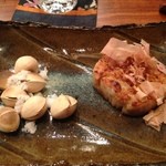 蕎麦切り 酒 大愚 - 【2012年10月】炒り銀杏、蓮根の肉詰め焼き