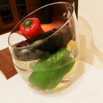 イル プレージョ - テールの上の野菜は本物です