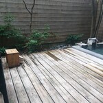 玉峰館 - 部屋の露天風呂