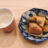 日本橋蛎殻町 すぎた - あん肝の炊き物 新政付き