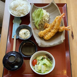 田園茶屋　いとわ - えひフライ定食@1210