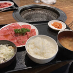 Yakiniku Okuu - かとう牛ロースランチ1750円