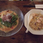 中國菜 おおつか - 冷麺セット（冷やし担々麺+チャーハン）