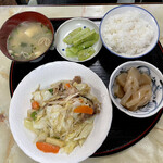 Dai Ei Shokudou - 野菜炒め定食¥600