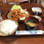 Marujin - 唐揚げ定食750円