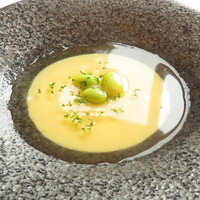 能勢 日本料理 新 - この子と枝豆の玉蒸し