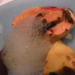 フロリレージュ - 本日の前菜　山口県産藻屑蟹のオムレツ　トリュフ乗せ