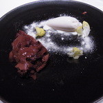 フロリレージュ - デセール　モンドールチーズとチョコレート　バニラアイスクリーム　