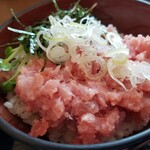 十割蕎麦 鴨料理 ならや - まぐろ丼。