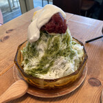 ペンギン屋 - 濃厚抹茶金時ハーフ650円