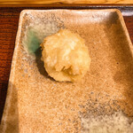 本格手打 いわしや - 温泉たまご天です。（2021.7 byジプシーくん）