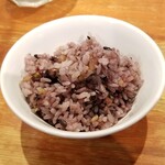 麺屋 六感堂 - 大人のブラック担々麺＋雑穀米