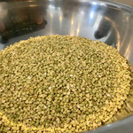 蕎麦に銘酒 蔵美庭 - 新そばの実