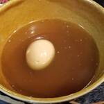 塩そば専門店 桑ばら - 国産黒毛和牛とアワビ出汁の丸ごとアワビの塩つけ麺＋牛スジトッピング