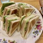 名古屋市市政資料館 喫茶室 - ハムサンド→トースト