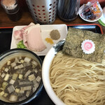 麺匠ことぶき - 限定の昆布水つけ麺950円、大盛100円