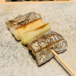 鮨 由う - ・太刀魚のねぎ間串