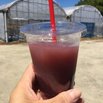 淡路島フルーツ農園 - 巨峰ジュース（テイクアウト500円）