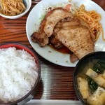 天八 - 定食 ご飯極少