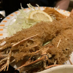 レストハウス青山 - ジャンボエビフライ定食