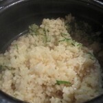 波華楼 - 生姜の炊き込み御飯　土鍋炊きです。