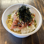 blanc cotta - 地鶏タタキと山芋の冷製スパゲッティ(税込1,500円)