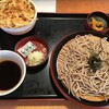 Kyuubee Ya - ざるそばとかき揚げ丼ランチ555円(2021.8.2)