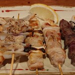 Yakitori Osada - おまかせ6本セット ¥830(税別)