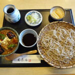 友蕎庵 - ミニカレー丼セット