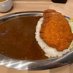 男気豚カツカレー - 男気ロースカツカレー1200円