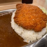 男気豚カツカレー - 男気ロースカツカレー1200円