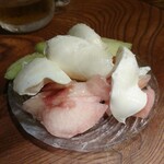 立飲・ビストロシン サンテ - 桃メロンにマスカルポーネ