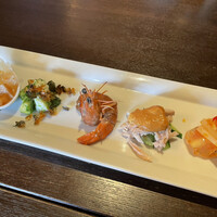 白碗竹快樓 祇園店 - 前菜盛り合わせ