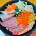 Genki Hiroba - 旬の魚介8種盛り