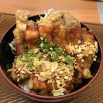 から好し - 旨辛 麻辣丼（大判から揚げ）