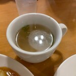 南海飯店 - かたい焼ソバのスープ