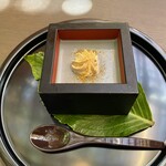 貴船 水源の森 天山 - 黒胡麻豆乳プリン・きな粉