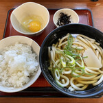 麺家 - 朝定食 330円