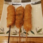旬彩串カツ みやび - 串カツ(ホタテ、牛肉、豚肉)