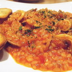 fino - 2009年5月　小ヤリイカと浅利の漁師風トマトリゾット