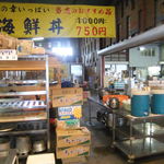 Tsuchiura Uoichiba - 平日の食堂奥は倉庫