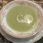 ステーキハウス　ビクトリア - チンゲンサイとポテトのスープ（ポタージュ）