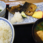 大衆割烹 三州屋 - さば塩定食660円