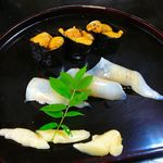 陸女鮨 - 【ウニと赤いか】◎2012/9