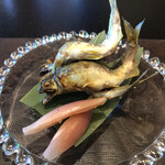徳山鮓 - 鮎の塩焼き