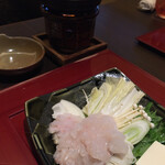 ホテルニューアワジプラザ淡路島 - 鱧と淡路島玉ねぎのすき鍋  料理長特製の出汁で