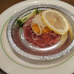 焼肉 鶯谷園 - 焼ユッケ