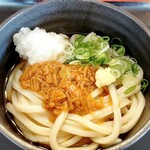 まるやうどん - なめたけうどん(小・冷)